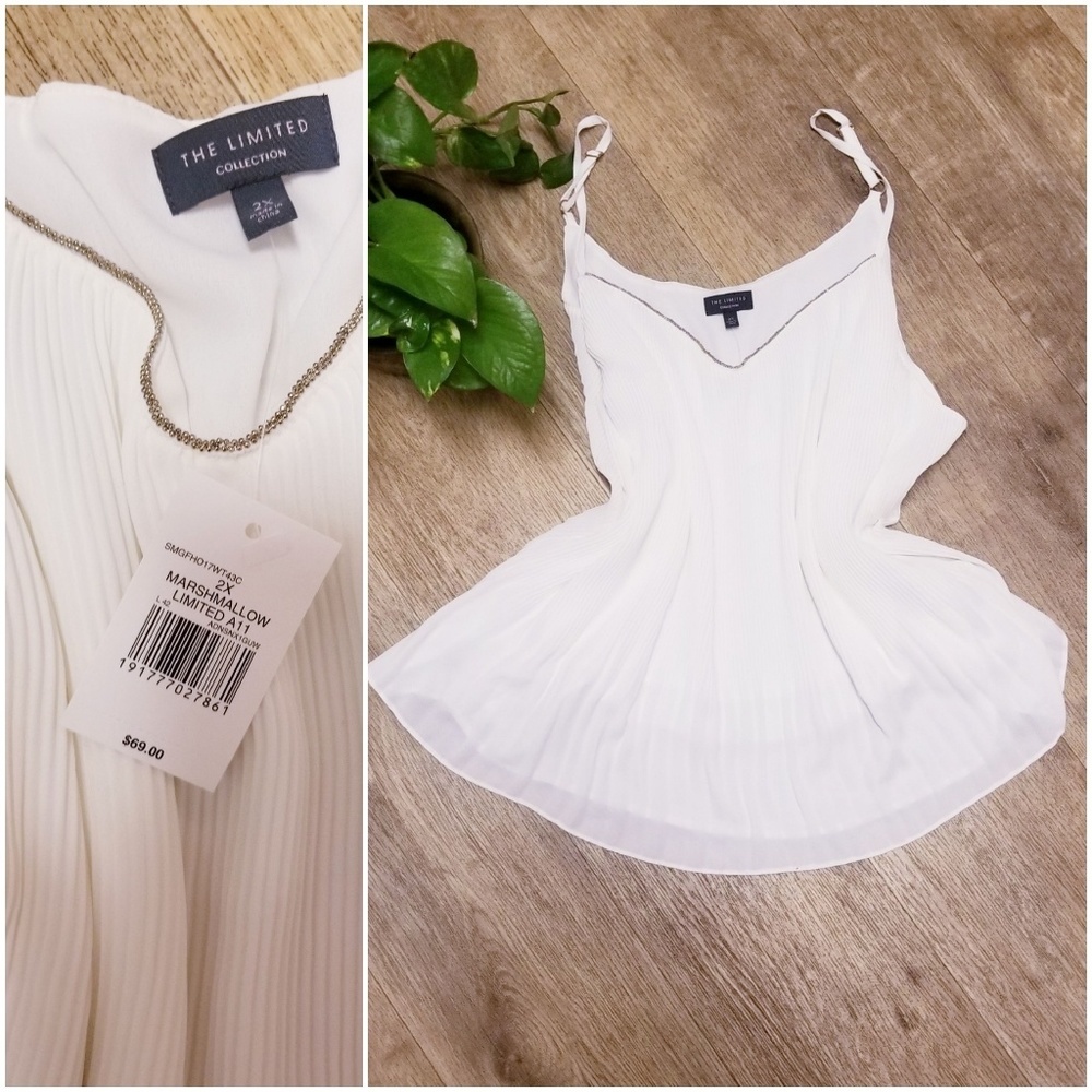 ALL 3 NWT The Limited Flowing Marshmallow Cami's